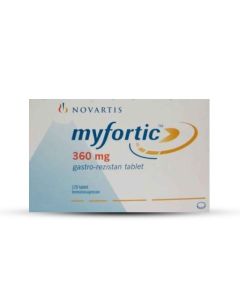 Myfortic 360Mg 120 Tablets