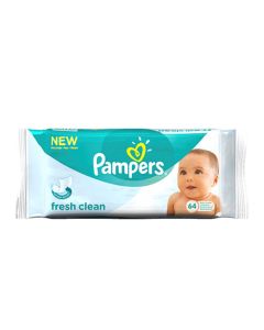 Pampers Baby Wipes Fresh Clean 64 Diapers