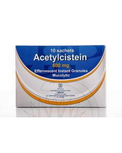 Acetylcistein Effervescent Granules 600Mg 10 Sachets