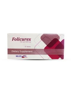 Folicurex 400µg 30 Tablets