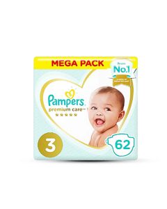 Pampers Premium Care 3 Midi (6 - 10Kg) 62 Diapers