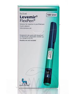ليفيمير فليكسبين 100 وحدة دولية - 5 أقلام - 3 مل