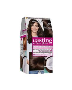 Loreal Paris Casting Creme Gloss Hair Color - 300 Darkest Brown