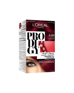 Loreal Prodigy Ammonia Free Hair Color - 6.60 Intense Red