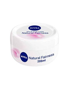 Nivea Natural Fairness Face & Body Cream - 200Ml