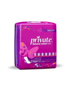 Private Maxi Pocket Night 8 Pads