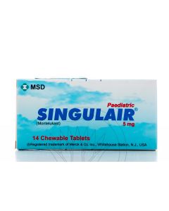 Singulair Pediatric 5Mg 14 Chewable Tablets