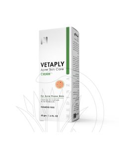 Vetaply Cream Acne Skin Care 40Gm