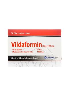 Vildaformin 50/1000Mg 30 Tablets