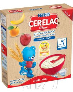 Cerelac 3 Fruits & Wheat With Milk 125Gm