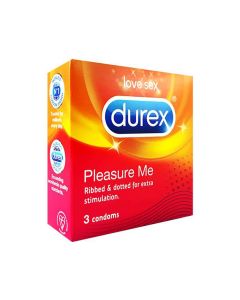 Durex Condoms Pleasure Max 3 Pieces