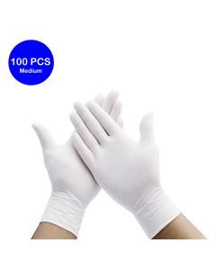 Gloves Latex (M) 100Pcs