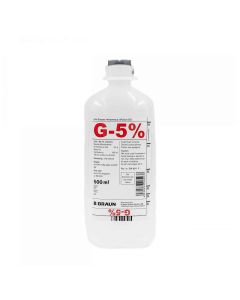 جلوكوز (دكستروز) 5% محلول وريدي - 500 مل