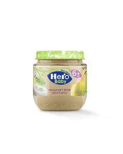 Hero Baby Jar Youghurt Pear 120Gm