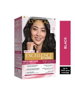 Loreal Excellence Creme Hair Color - 1 Black