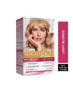 Loreal Excellence Creme Hair Color - 8.0 Light Blonde