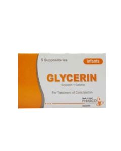 Glycerin Infant (Pharco) 5 Suppositories