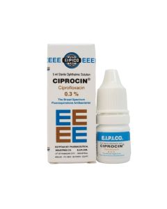 Ciprocin 0.3% Eye/Ear Drops 5Ml