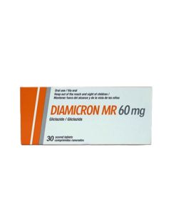Diamicron Mr 60Mg 30 Tablets