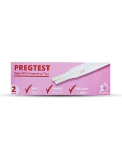 Pregtest Rapid Hcg Pregnancy Test 2 Pieces