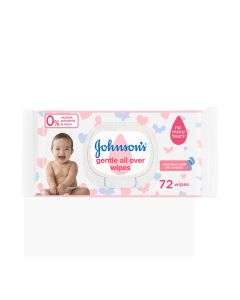 JOHNSON BABY WIPES GENTLE ALL OVER 72P