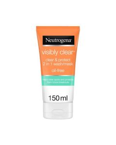 Neutrogena Visibly Clear 2In1 Wash Mask 150Ml