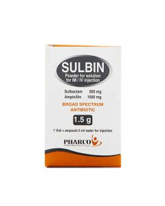 Sulbin 1.5Gm (1/0.5Gm) 1 Vial
