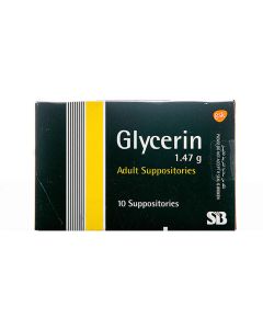 Glycerin Adult (Gsk) 10 Suppositories