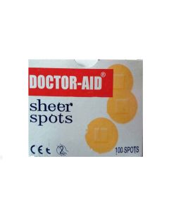 Doctor Aid Plaster Sheer Spots 100 Pieces