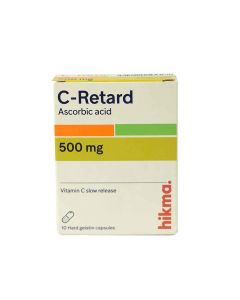 C Retard (Vitamin C) 500 Mg 10 Capsules