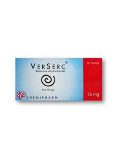 Verserc 16Mg 30 Tablets
