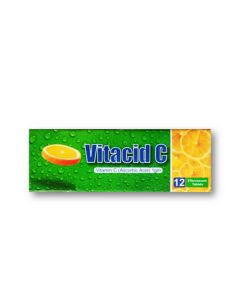 Vitacid C Effervescent 12 Tablets