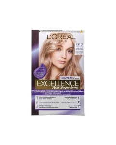 Loreal Excellence Creme Hair Color - 9.12 Very Light Ash Blonde