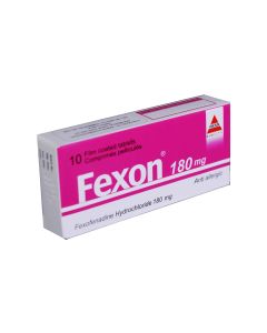 Fexon 180 Mg 10 Tablets