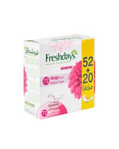 Freshdays Normal Scented Pantyliners 72 Pads (52+20)
