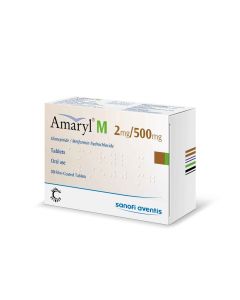 Amaryl M 2/500Mg 30 Tablets