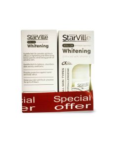 Starville Whitening Deoderant Roll On Fragnance Free (1+50% Off)