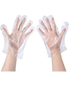 Gloves Disposable Plastic Unisize 100P