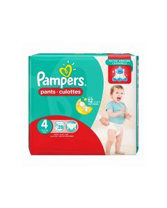 Pampers Pants 4 Maxi (9-15Kg) 28 Diapers